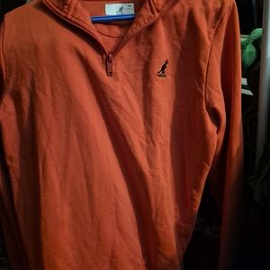Kangol Vibrant Red Pullover with Logo